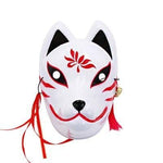 Le Renard Roux 11 Full Face Hand-Painted Naruto Hatake Kakashi Anbu Red Japanese Kitsune Cosplay Fox Masks Halloween Cartoon Character Costumesc