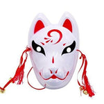 Le Renard Roux 6 Full Face Hand-Painted Naruto Hatake Kakashi Anbu Red Japanese Kitsune Cosplay Fox Masks Halloween Cartoon Character Costumese