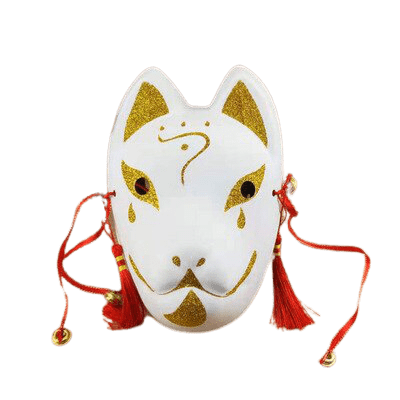 Le Renard Roux 7 Full Face Hand-Painted Naruto Hatake Kakashi Anbu Red Japanese Kitsune Cosplay Fox Masks Halloween Cartoon Character Costumesf