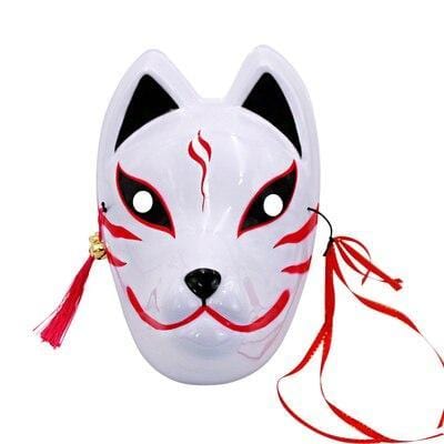 Le Renard Roux 3 Full Face Hand-Painted Naruto Hatake Kakashi Anbu Red Japanese Kitsune Cosplay Fox Masks Halloween Cartoon Character Costumesh