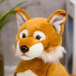 Le Renard Roux Taille 28cm Peluche Petit Renard