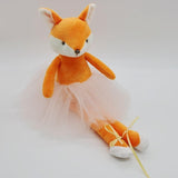 Le Renard Roux Taille 32cm Peluche Renard Tutu