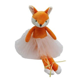 Le Renard Roux Taille 32cm Peluche Renard Tutu