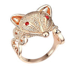 Fox Jewel Egyptian Ring