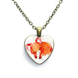 Le Renard Roux Style 3 Renard Collier Pour Enfant