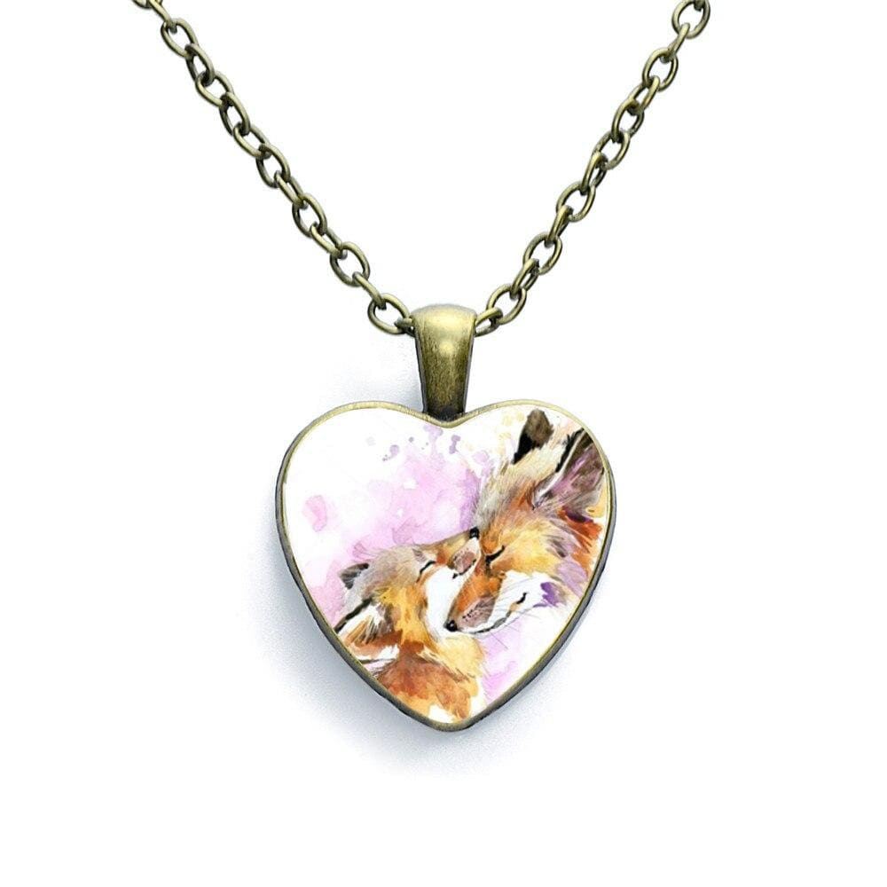 Le Renard Roux Style 12 Renard Collier Pour Enfant