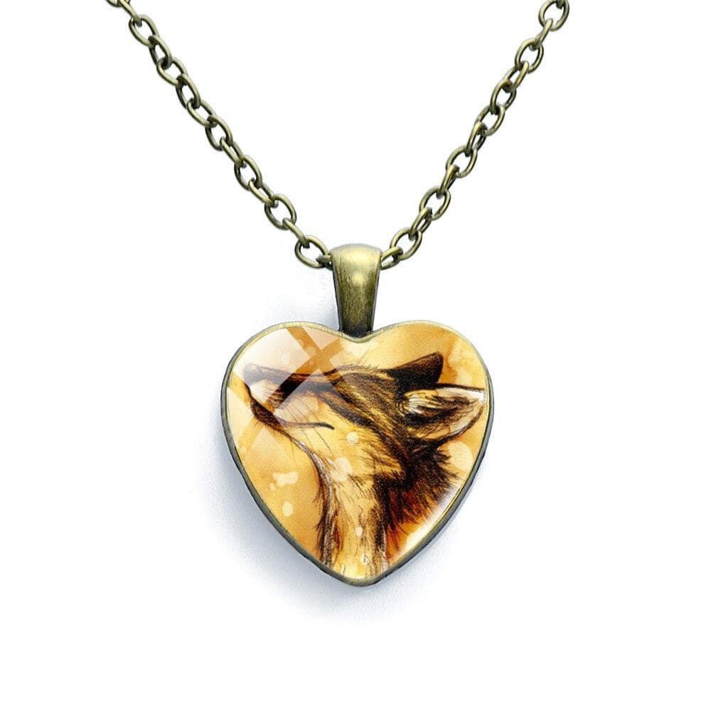 Le Renard Roux Style 13 Renard Collier Pour Enfant