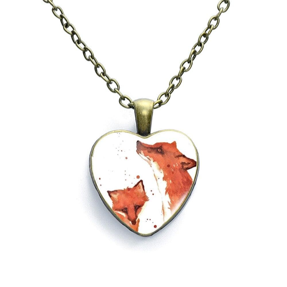 Le Renard Roux Style 10 Renard Collier Pour Enfant