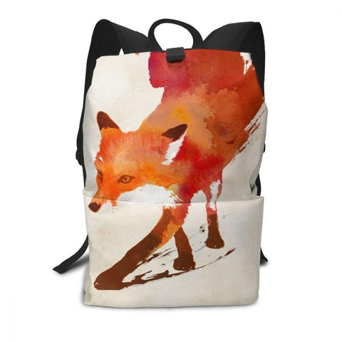 Le Renard Roux Sac Renard Sac Aquarelle Renard