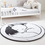 Le Renard Roux Tapis Renard Blanc Tapis Renard Chambre Bébé